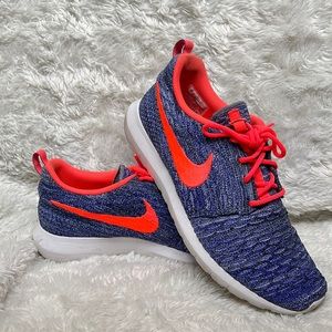 Nike Blue and Red Women's Sneakers